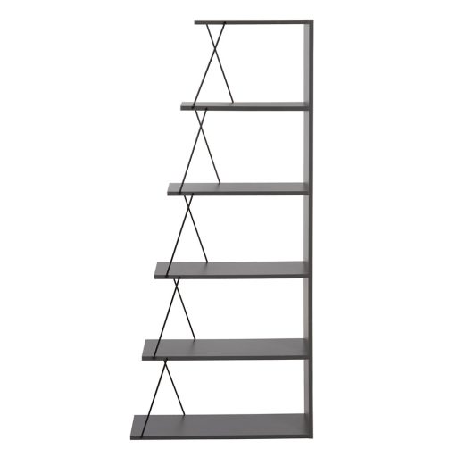 Knižnica 150x50x22, antracitová