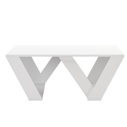 Kávový stolík 110x40x60cm, biely