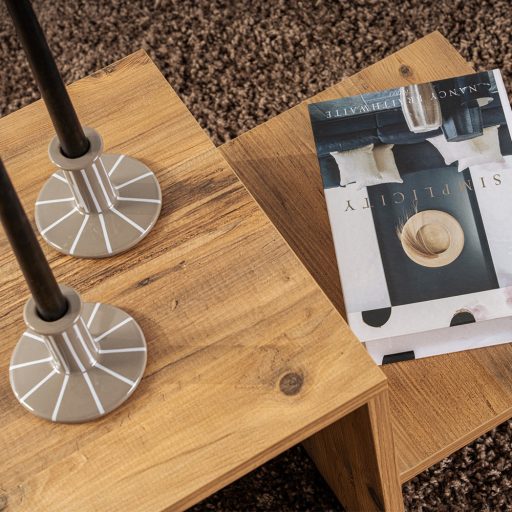 Kávový stolík 80x40x40 cm, Borovica