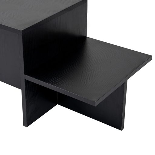 Kávový stolík 80x40x40 cm, čierny