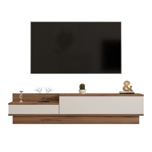 TV Stojan 160x35x35cm, Biela-Borovica
