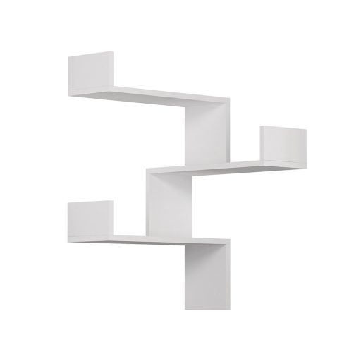 Rohová polica 60x90x60cm, biela