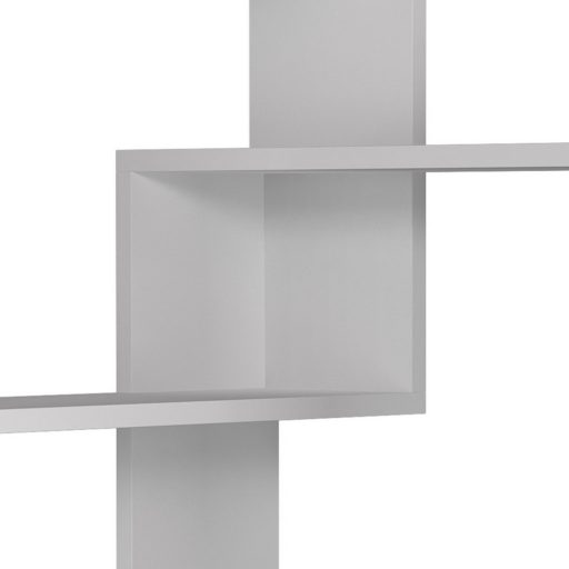 Sada bielych nástenných políc, 2 kusy