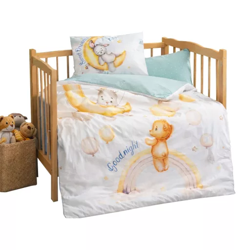 Detská posteľná súprava 100x150cm, dizajn medveďa