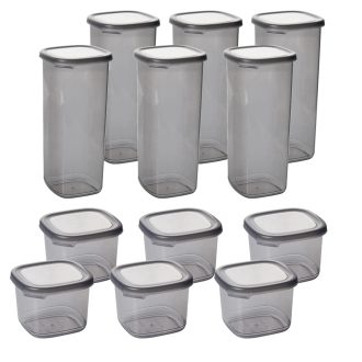 Sada kuchynských úložných dóz, 12 ks