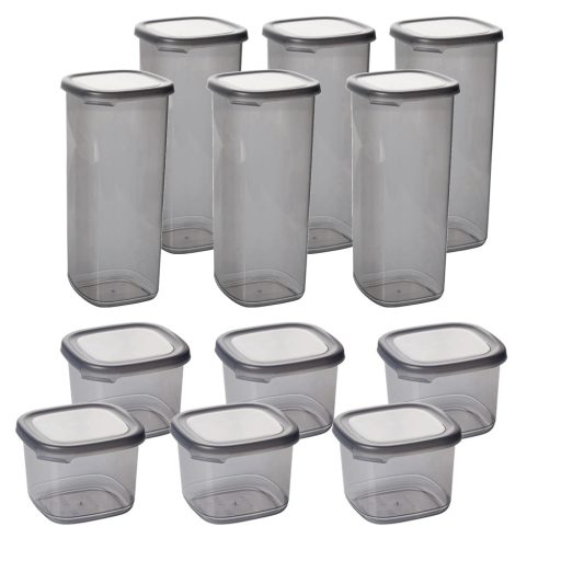 Sada kuchynských úložných dóz, 12 ks