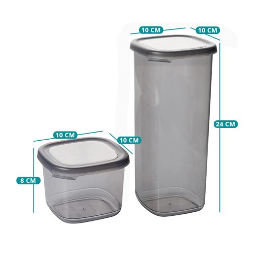 Sada kuchynských úložných dóz, 12 ks