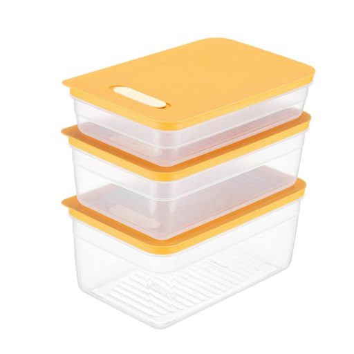 Ventilovaný set boxov na uchovávanie čerstvosti potravín, 9 ks