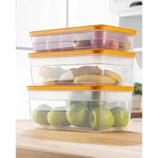 Ventilovaný set boxov na uchovávanie čerstvosti potravín, 9 ks