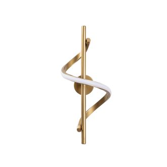 LED nástenné svietidlo v tvare špirály