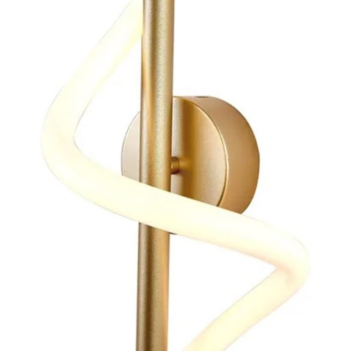 LED nástenné svietidlo v tvare špirály