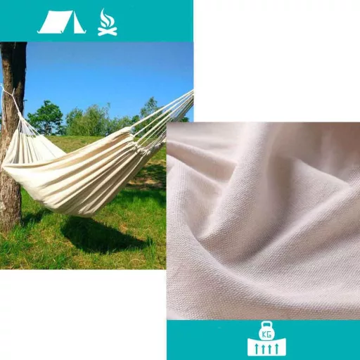 Závesná sieť pre dve osoby, béžová