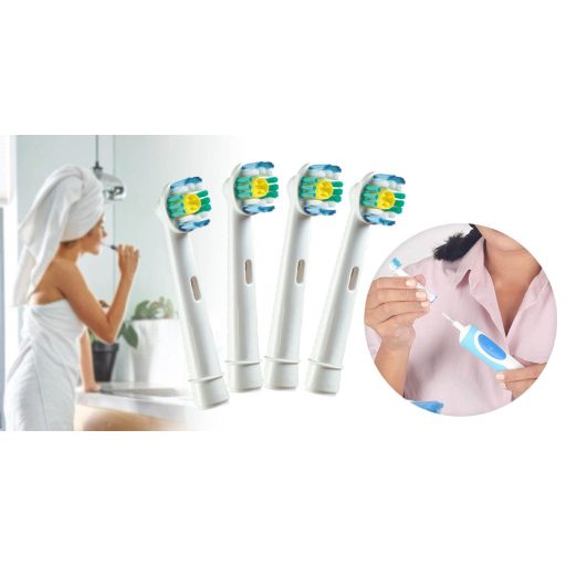 4 kusy 3D hlavíc k elektrickej zubnej kefke Oral-B