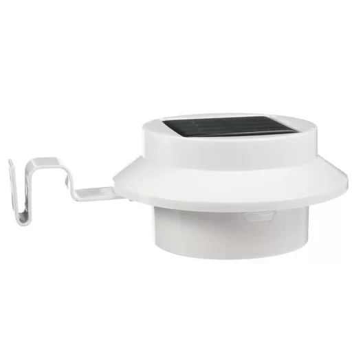 Solárna lampa na odkvap vo voliteľných farbách- 2 ks- Biela
