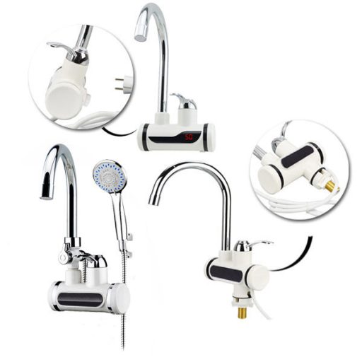 Batéria na okamžitý ohrev vody s LED displejom, 3 typy