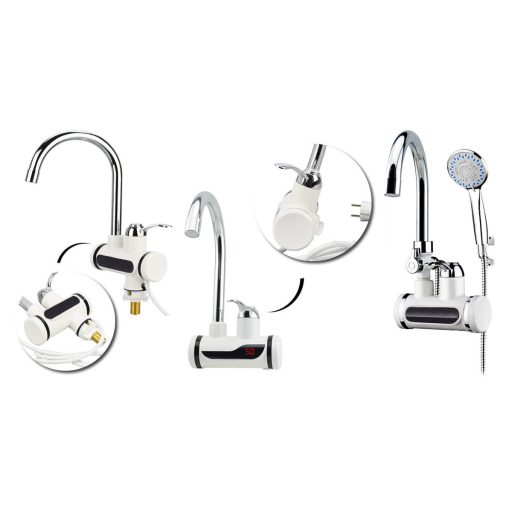 Batéria na okamžitý ohrev vody s LED displejom, 3 typy