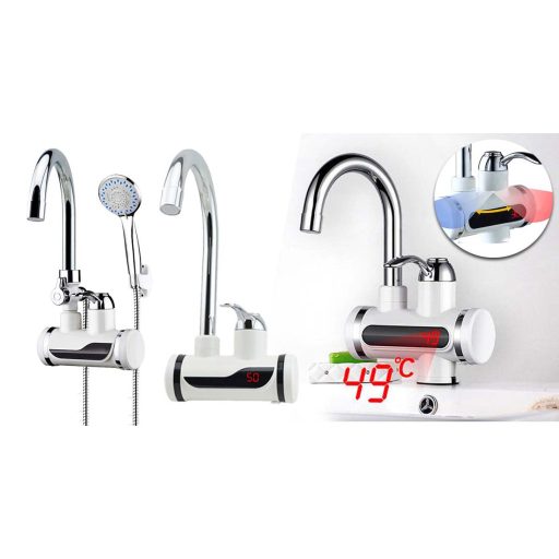 Batéria na okamžitý ohrev vody s LED displejom, 3 typy