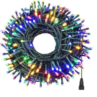   LED svetelné reťaze v rôznych veľkostiach a farbách - 120 LED - farebné