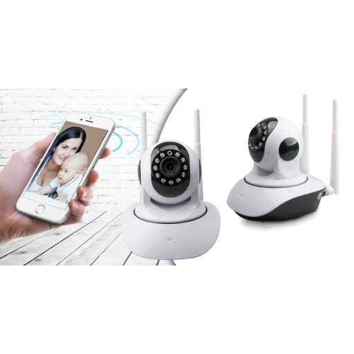 Otočná WiFi kamera s 2 anténami