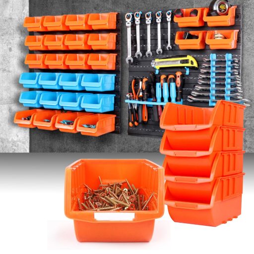 Nástenný organizér na náradie a skrutky- 2 typy