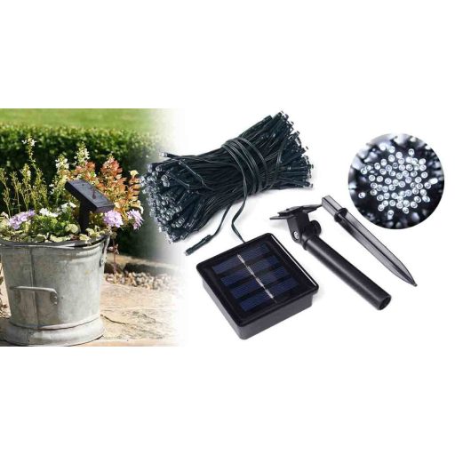 Solárna záhradná svietiaca reťaz 100 LED