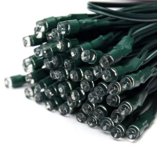 Solárna záhradná svietiaca reťaz 100 LED, studené biele svetlo, 20 m