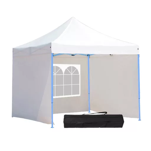 Záhradný pavilón- biely+bočné steny+prenosná taška-2,9x2,9 m