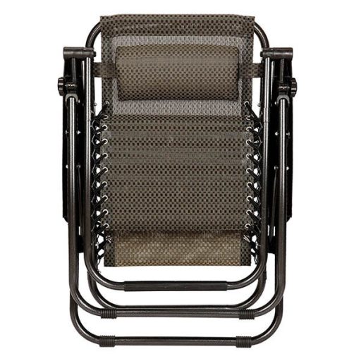 Záhradné ležadlo zero gravity s držiakom na pohár, 2 ks