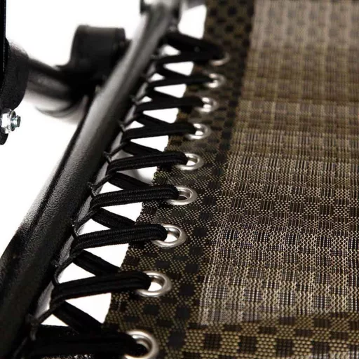 Záhradné ležadlo zero gravity s držiakom na pohár, 2 ks- hnedé