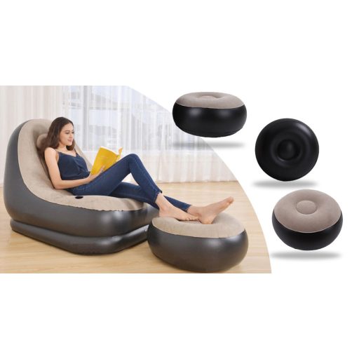 Nafukovacie kreslo s podnožkou