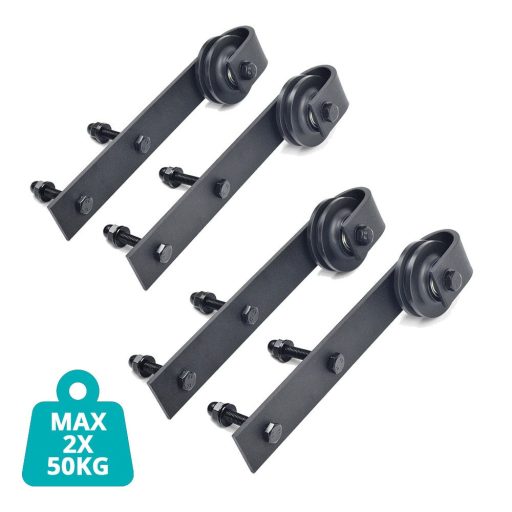 Sada kovania na posuvné dvere- dvojdverové