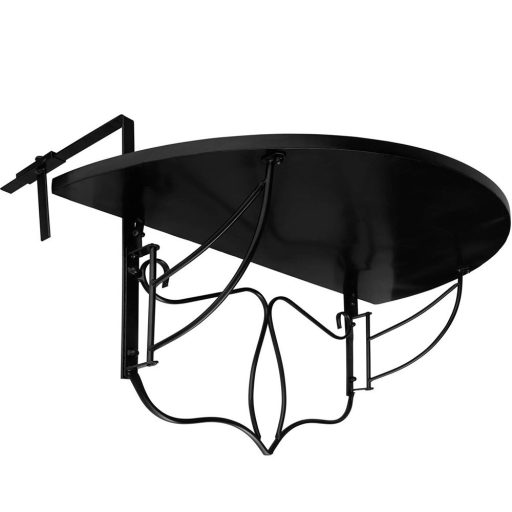 Závesný polkruhový stôl na balkón