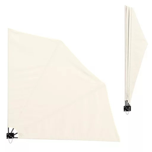 Skladacia zástena na balkón, 140 cm, 2 farby