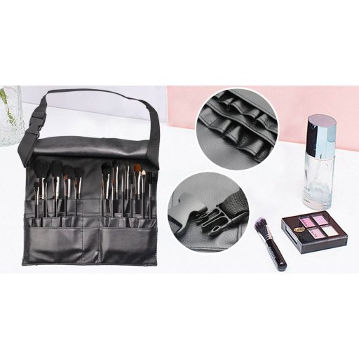 18 dielna sada štetcov na líčenie s opaskovým puzdrom