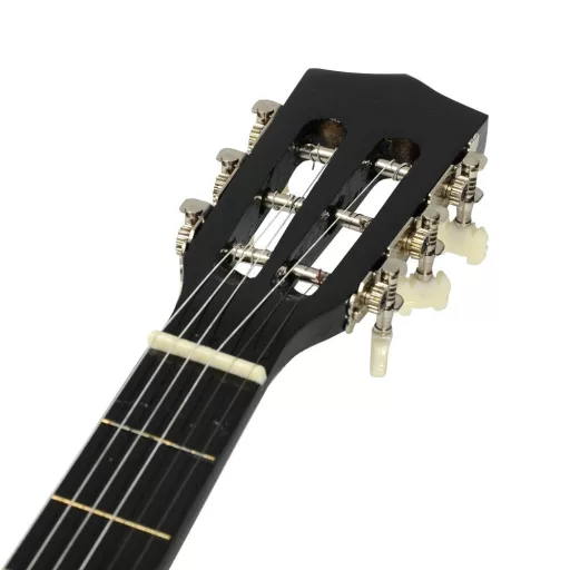 Akustický gitarový set pre začiatočníkov s ladičkou navyše,  2 farebné prevedenia, čierny