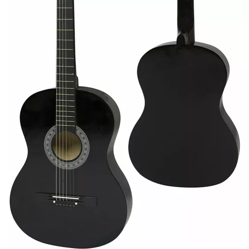 Akustický gitarový set pre začiatočníkov s ladičkou navyše, 2 farebné prevedenia