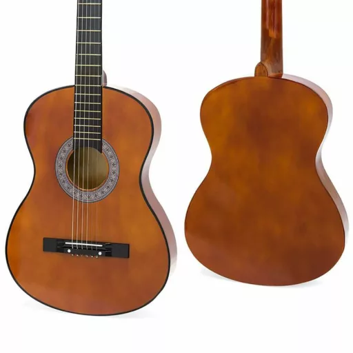 Akustický gitarový set pre začiatočníkov s ladičkou navyše, 2 farebné prevedenia