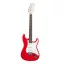 Elektrický gitarový set pre začiatočníkov s gitárkombom navyše - červený