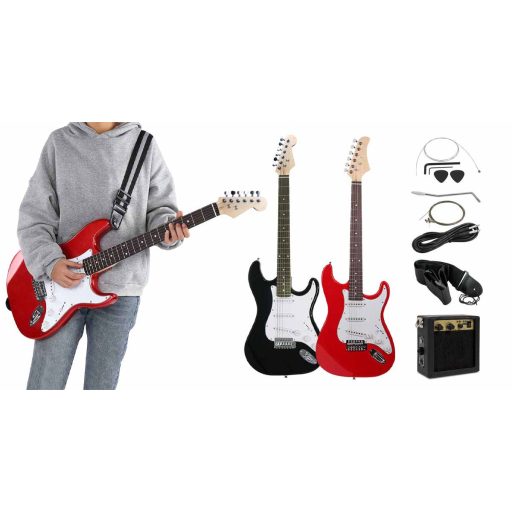 Elektrický gitarový set pre začiatočníkov s darčekovým gitarovým kombom