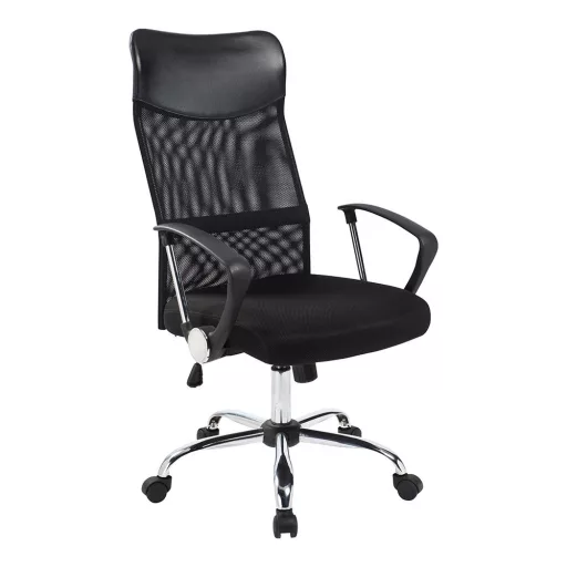 Ergonomické kancelárske kreslo s vysokou opierkou,  3 rôzne farby- čierne