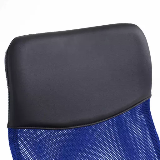 Ergonomické kancelárske kreslo s vysokou opierkou,  3 rôzne farby- modré