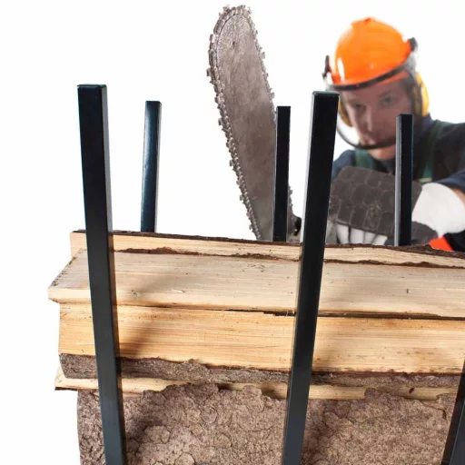 Kovová koza na rezanie dreva