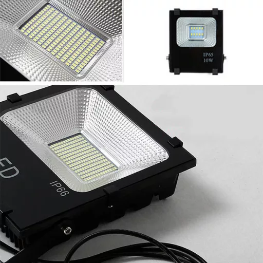 LED reflektor so solárnym panelom, 4 typy, 20W