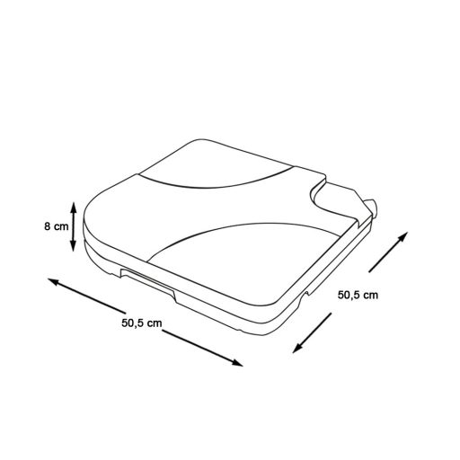 Závažia na stojan slnečníka, 2 ks