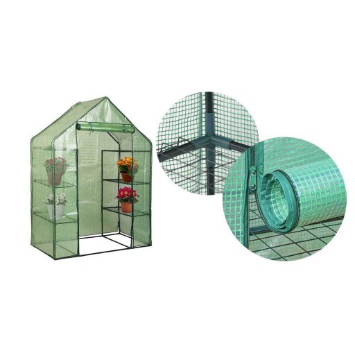 Prenosný fóliovník s policami