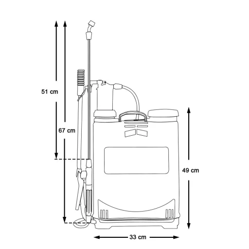 Chrbtový postrekovač