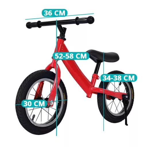 Cykloodrážadlo, viac farieb, červený