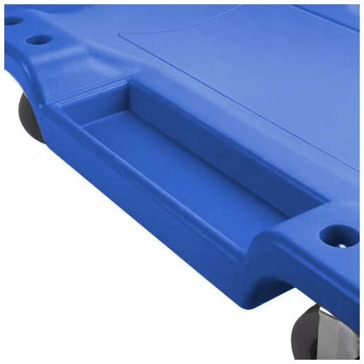 Plastové montážne lehátko, modré