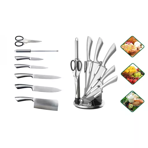 8- dielna sada nožov so stojanom