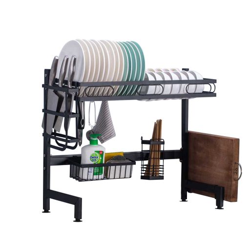 Poschodový odkvapkávač na riad na drez